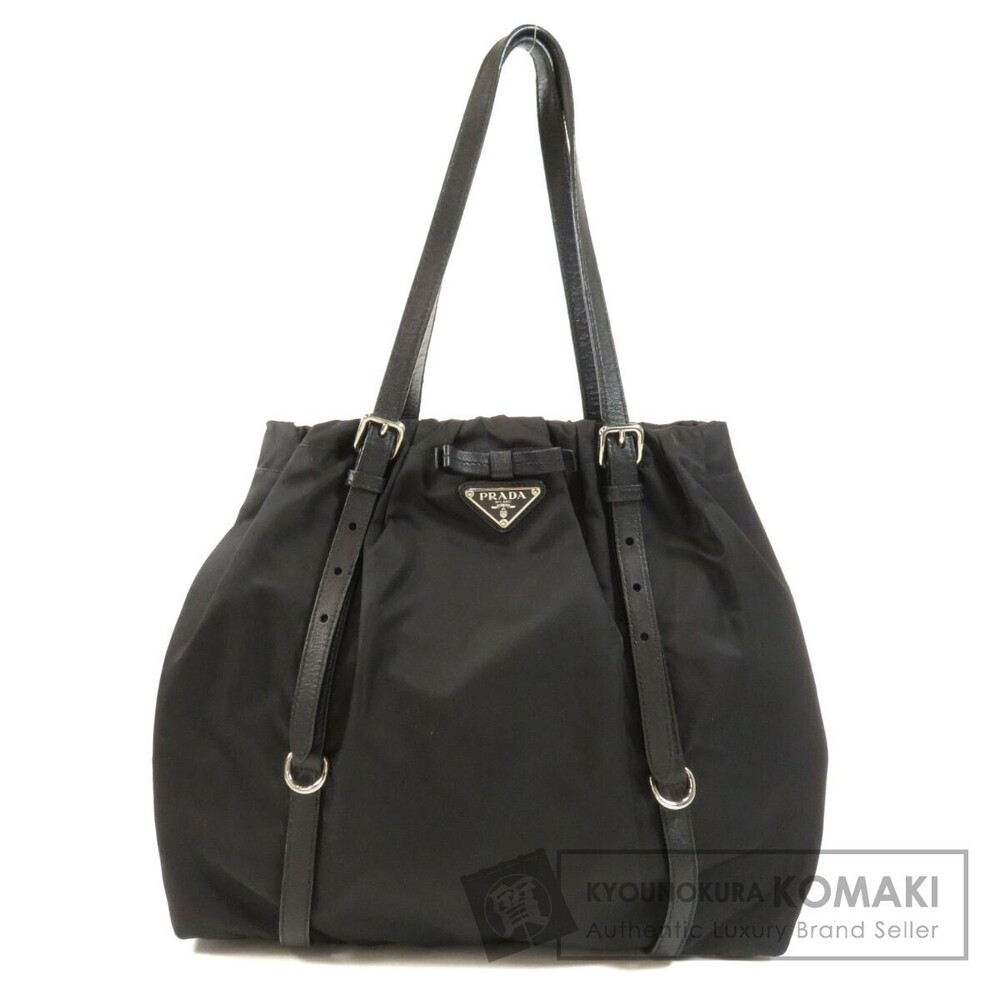 Prada logo motif tote bag